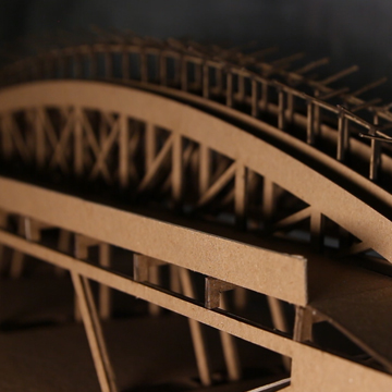 Master of architecture student bridge design.