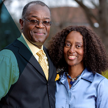 Photo of Rod and Michelle Adkins in Harrison Square