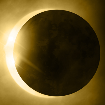 Image of solar eclipse.