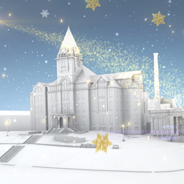 Illustration - computer rendering of Tech Tower