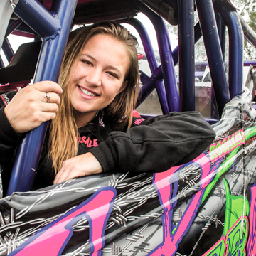 monster truck driver Rosalee Ramer