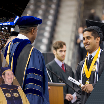 Faculty and Staff Alumni at Commencement