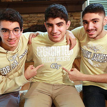 Three Brothers. Three Valedictorians. Three Yellow Jackets.