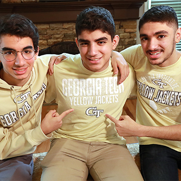 Three Brothers. Three Valedictorians. Three Yellow Jackets. 