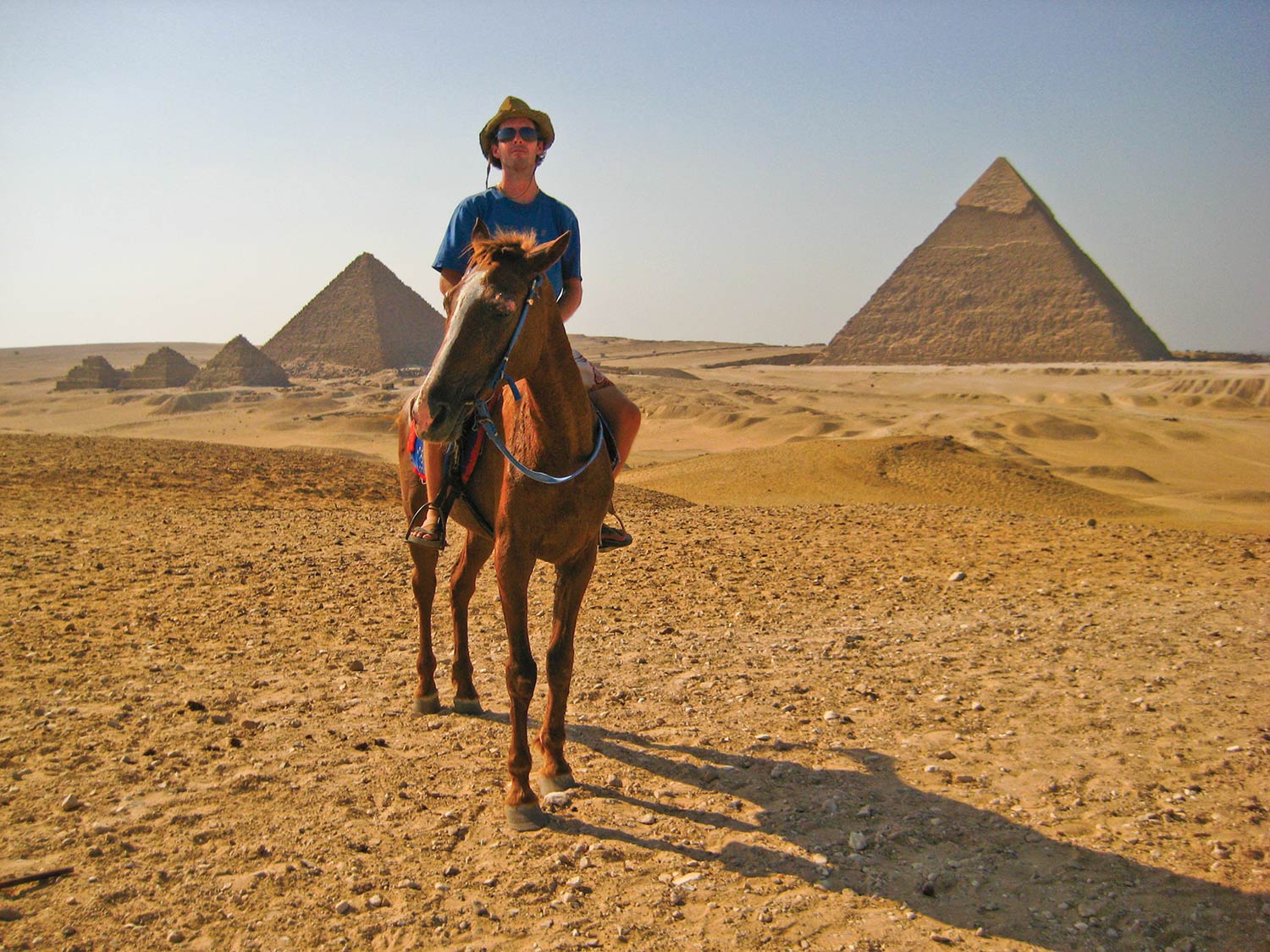 The Great Pyramids of Giza, Cairo, Egypt