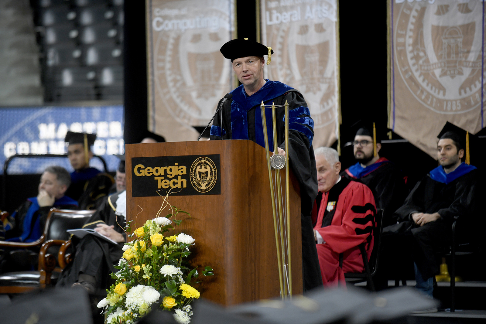 Sebastian Thrun at commencement