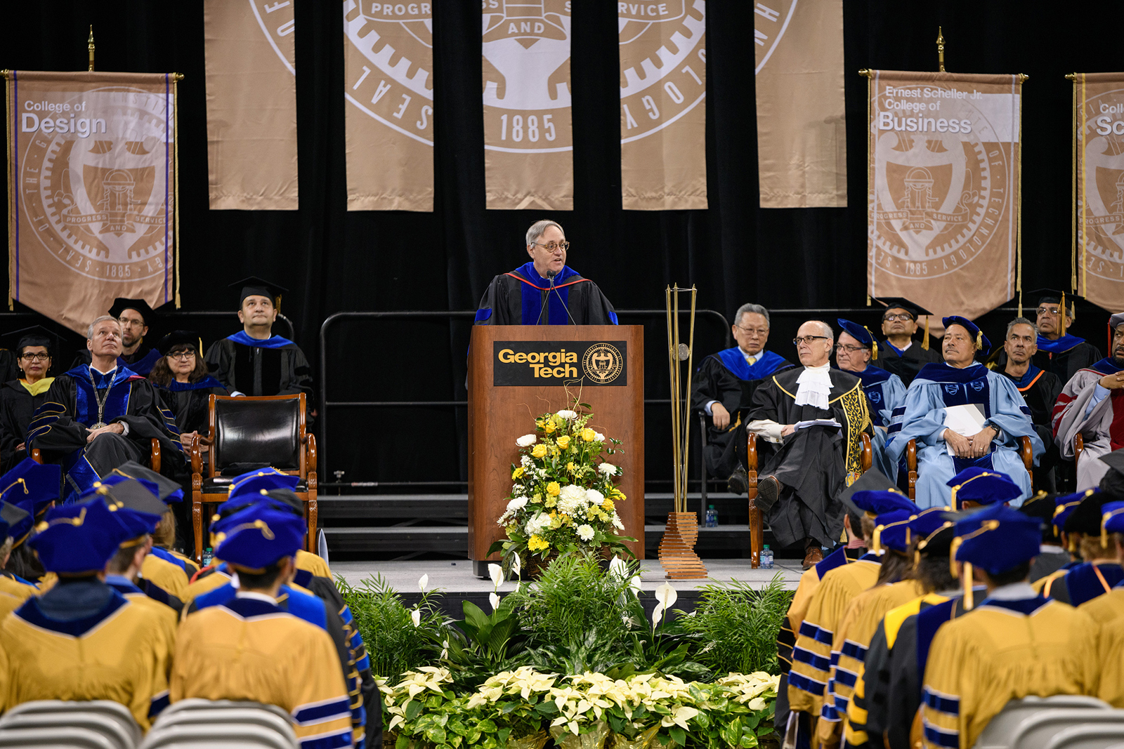 Seth Marder at commencement
