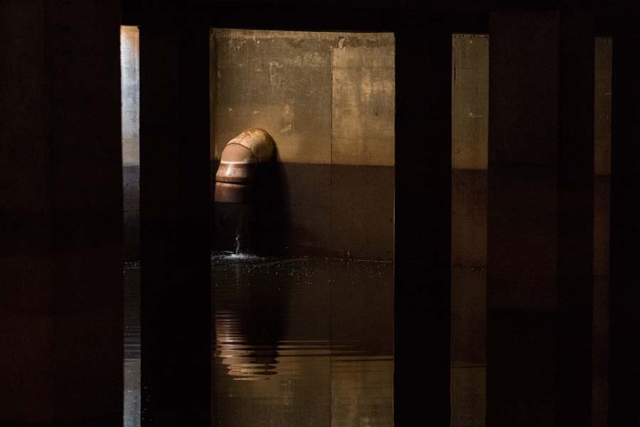 In addition to collecting runoff from Tech Green, the system captures condensate from the mechanical systems at Clough Commons and from some of the nearby buildings.