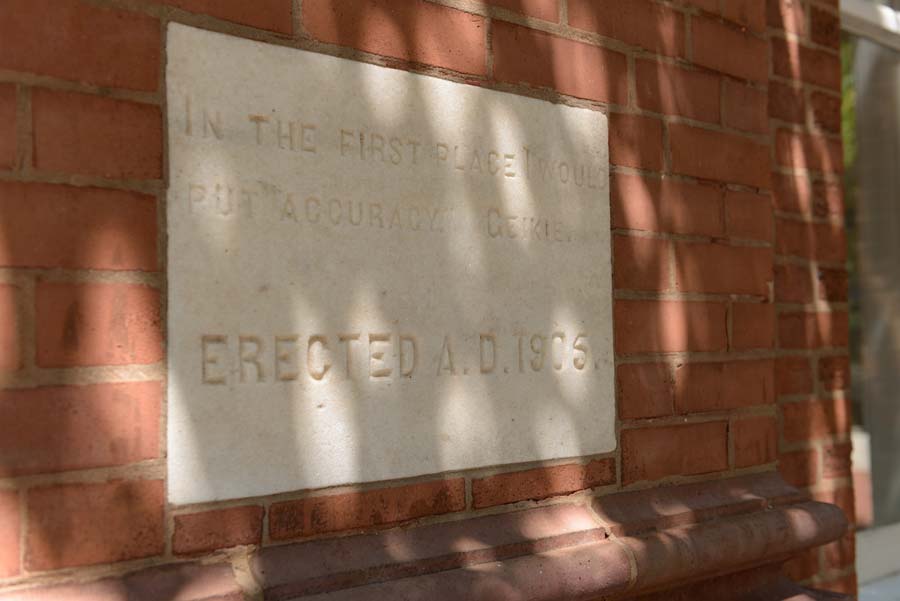 Quote on Lyman Hall: “In the first place I would put accuracy.” — geologist Sir Archibald Geikie.