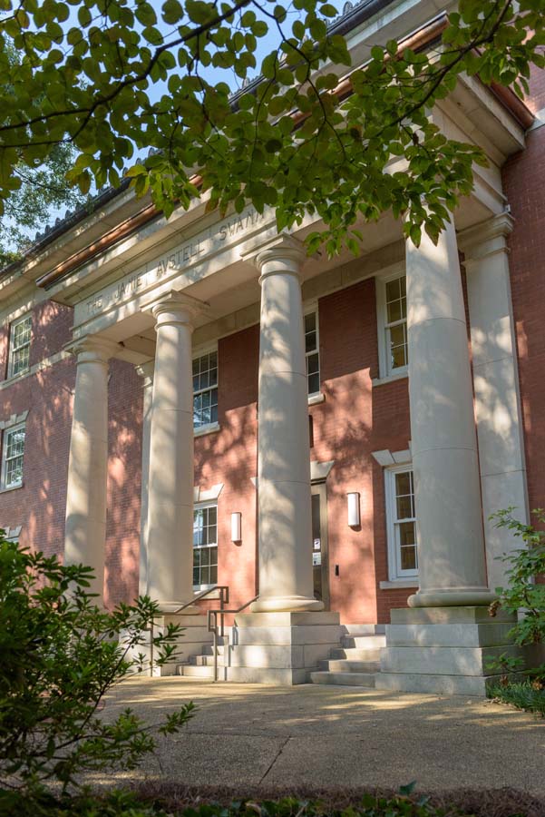 The Jane Austell Swann Building is a former dormitory.