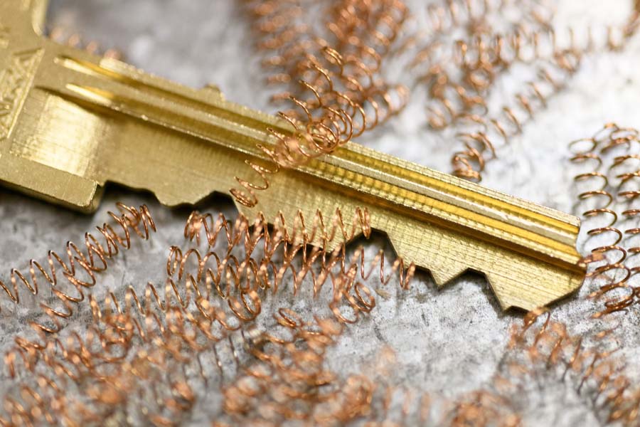 These small springs are a must-have in each lock barrel.