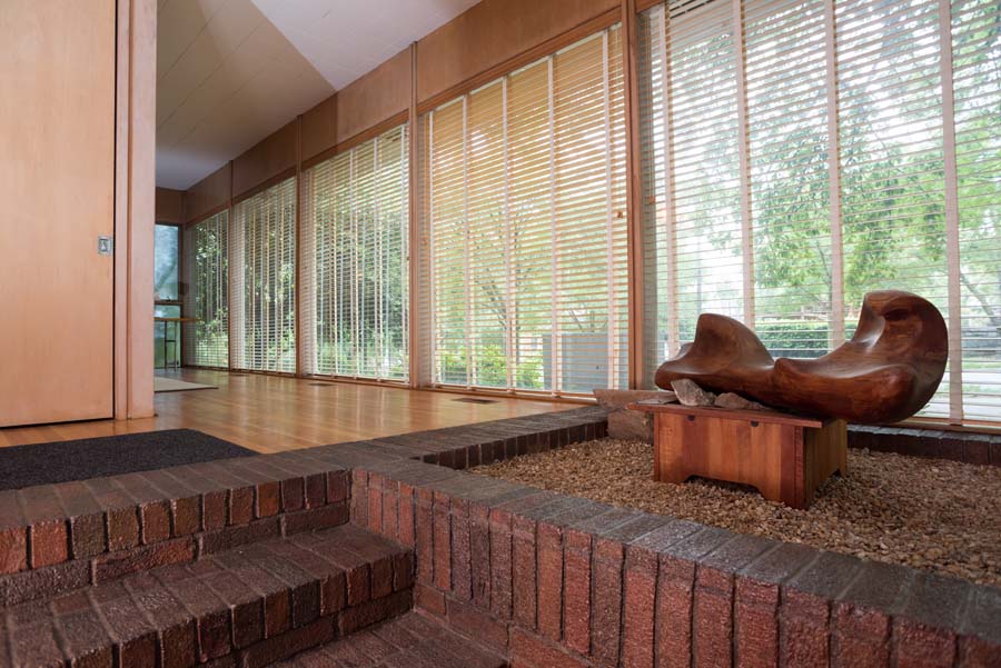 The P.M. Heffernan House — originally a typical, single-story brick bungalow — was part of the early residential development adjacent to the Tech campus.