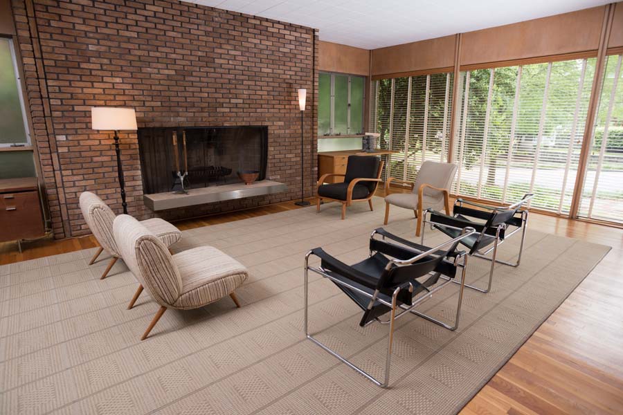 In 1961, Heffernan spent nearly a year excavating and turning the partial dirt basement into living space, and completely remodeling the main floor, incorporating the front porch into the living and dining areas.