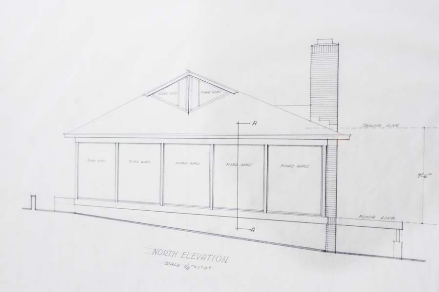 North elevation of Heffernan House.