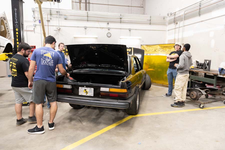 Wreck Racing recently won second place, driving this 1987 BMW 5 Series, in the annual Grassroots Motorsports competition.