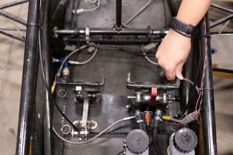 GT Motorsports designs and builds an internal combustion engine race car each year.