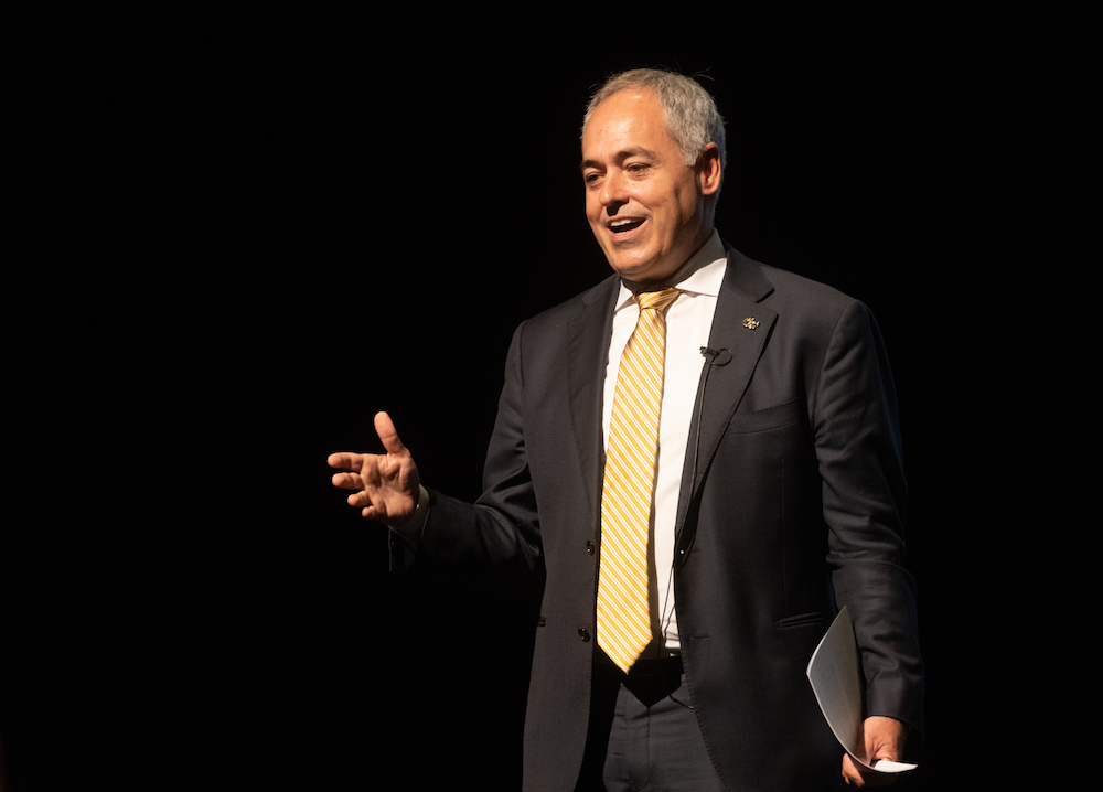 President Ángel Cabrera, on his third day as president, delivered the Institute Address.