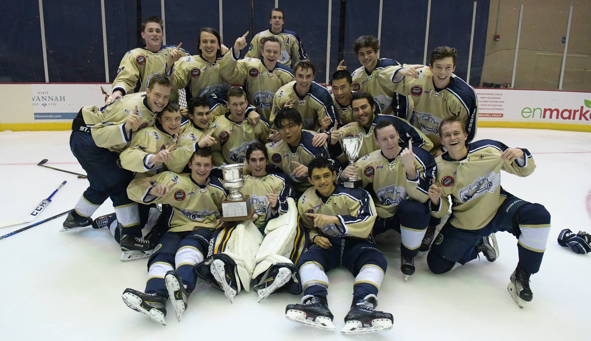 Georgia Tech Hockey has been lacing up their ice skates since 1973, making them the longest-running collegiate club hockey team in the Southeast U.S.