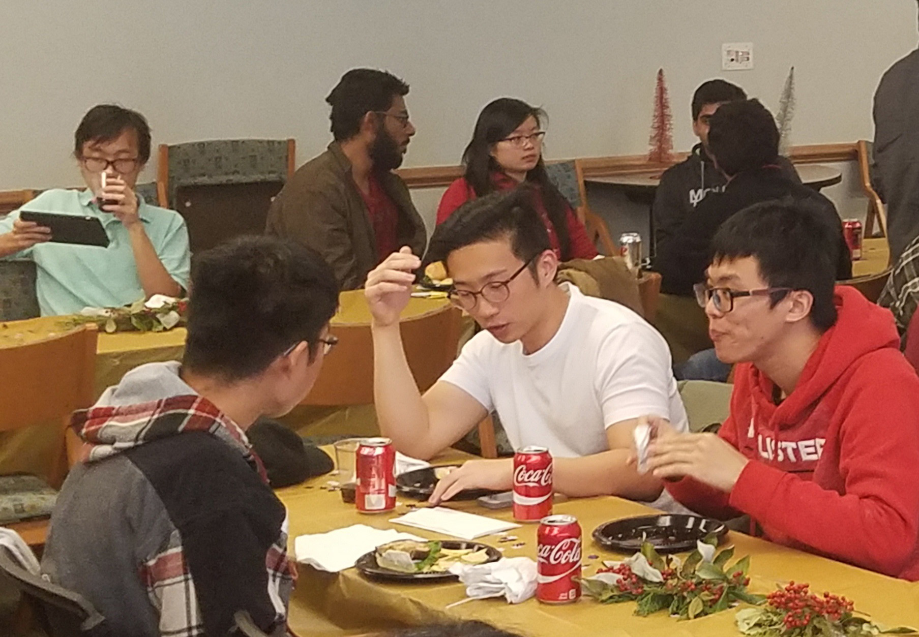 The Georgia Tech Police Department and ROTC programs hosted the first Student Holiday Dinner for those on campus during winter break in 2016.