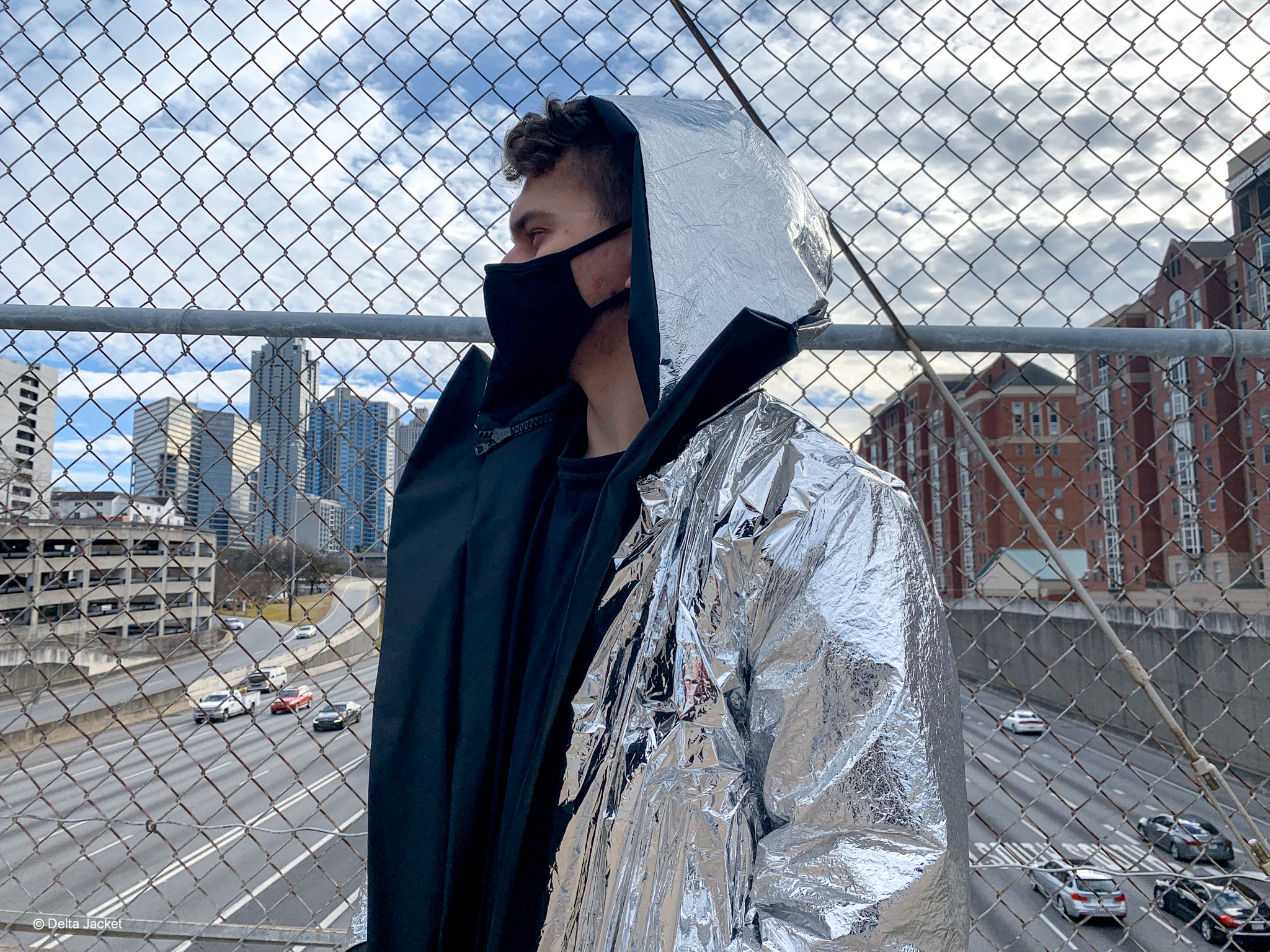 The winning invention is an inflatable, reversible, waterproof jacket that can be transformed into an air mattress or a shelter from the elements for homeless populations.