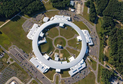 At the world's most advanced synchrotron, Brookhaven National Laboratory's newly constructed National Synchrotron Light Source II, Georgia Tech's partners from Binghamton University will observe quantum properties in the Georgia Tech neuromorphic computing materials to try to better understand why they work. Credit: Brookhaven National Laboratory At the world's most advanced synchrotron, Brookhaven National Laboratory's newly constructed National Synchrotron Light Source II, Georgia Tech's partners from Binghamton University will observe quantum properties in the Georgia Tech neuromorphic computing materials to try to better understand why they work. Credit: Brookhaven National Laboratory