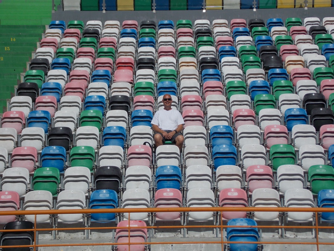 Kirk Bowman at White Elephant Leiria Stadium in Portugal