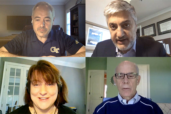 President Cabrera and Institute leadership held two virtual town halls with Georgia Tech employees on Wednesday, April 15.