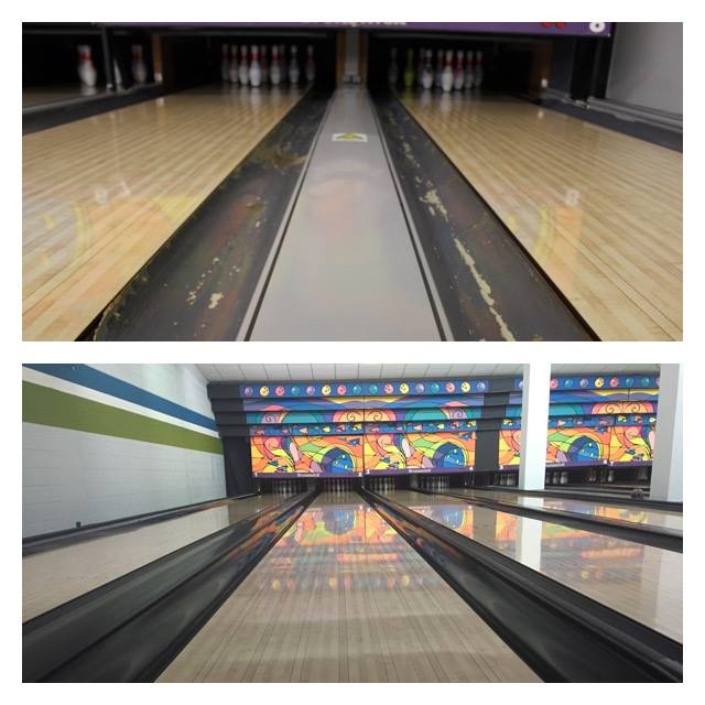 A comparison of Tech Rec's old ball return system and the new. A comparison of Tech Rec's old ball return system and the new.