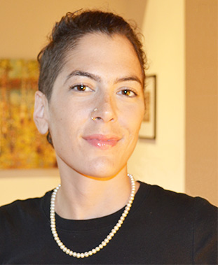 Jessica Anderson, a digital media master's student, co-leads the LuminAI project.