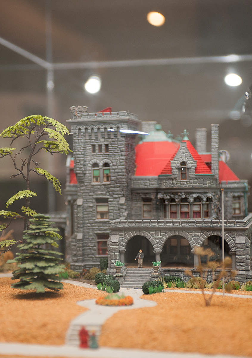 A model of Rhodes Hall is on loan and featured in The Peachtree Way exhibit.