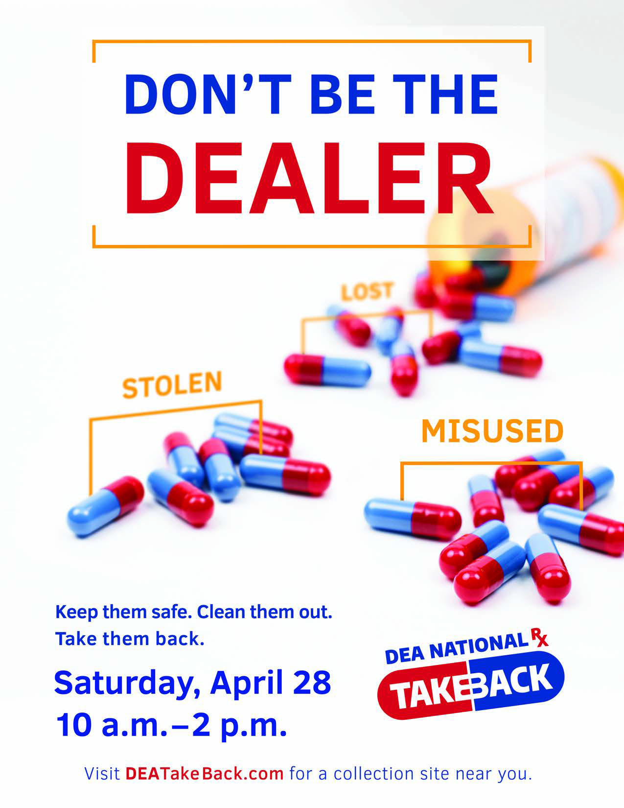 The GTPD will take part in the 15th National Take Back Day on April 28.