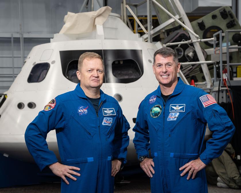Eric Boe and Shane Kimbrough. Image courtesy of NASA/Bill Stafford